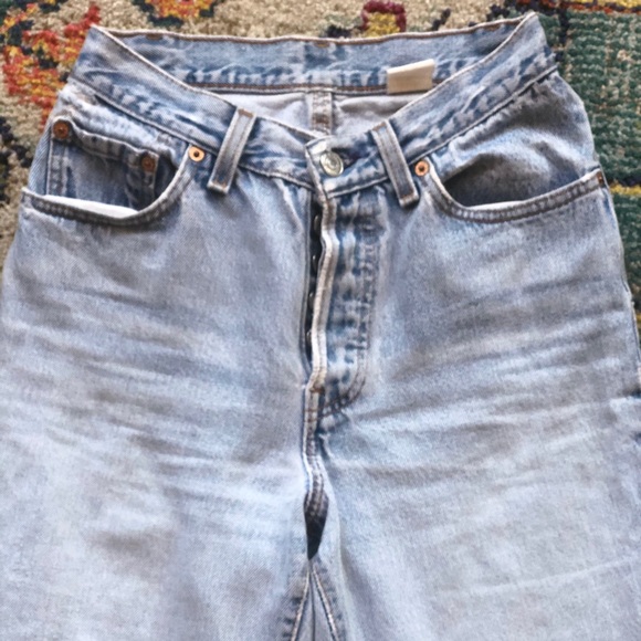 🚫SOLD🚫Vintage 501 USA High Waisted re/done 24 - Picture 6 of 7